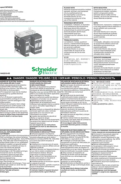 schneider施耐德FuPact INF40_63 - Connected switch-fuses
